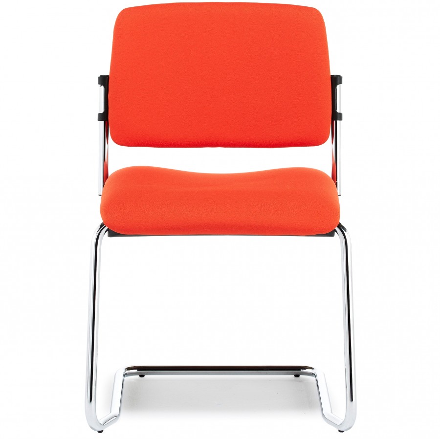 Morello Upholstered Chrome Cantilever Chair